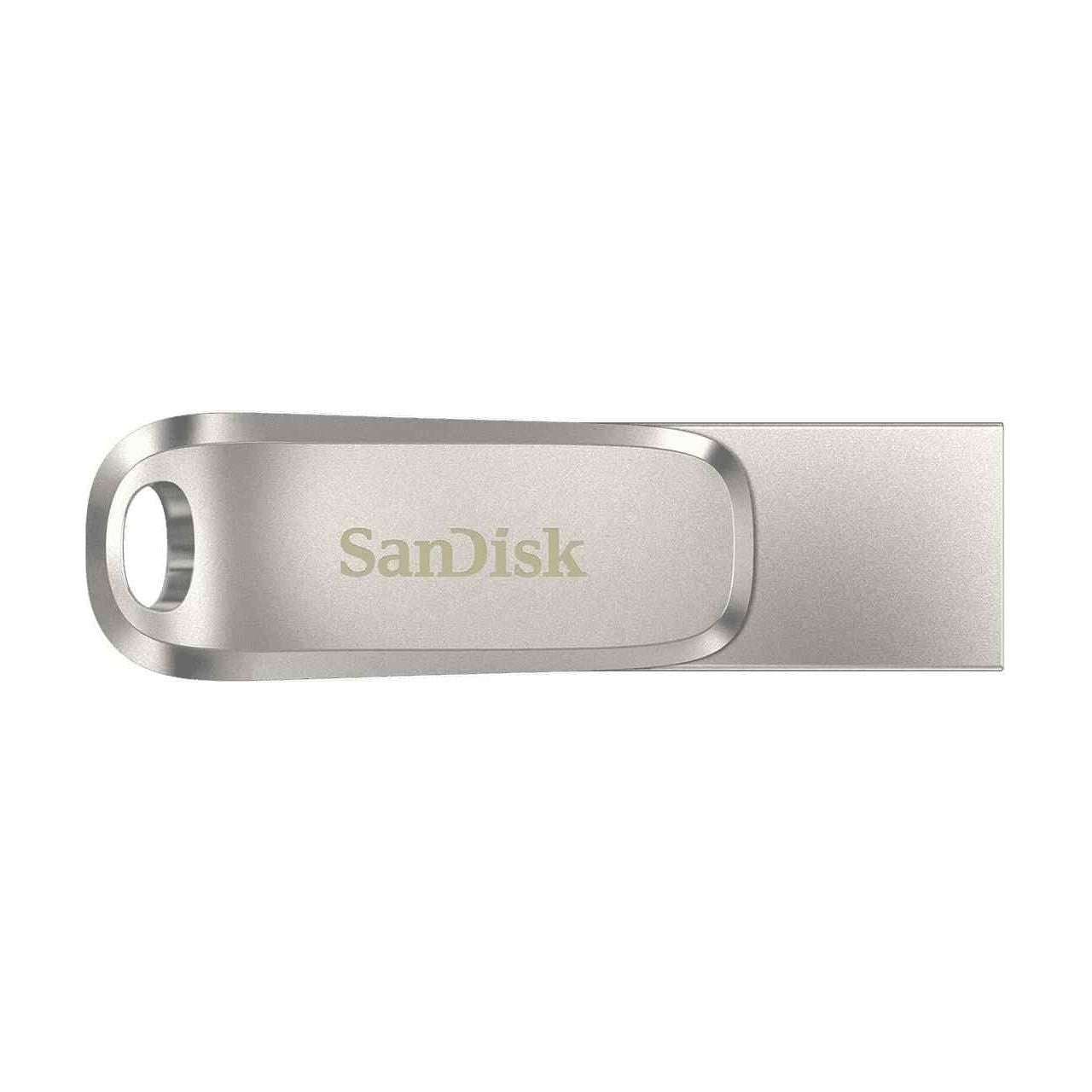 SanDisk Ultra Dual Drive Luxe USB Type-C-Flashdrive 128 GB (USB 3.1 Gen 1, Leessnelheden Tot 150 MB/s, Wachtwoordbeveiliging, Automatische Back-Up) - NLMAX