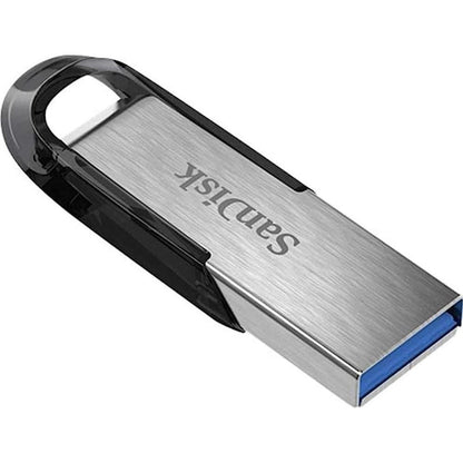 SanDisk Ultra Flair USB 3.0 Flash Drive 128 GB (Robuuste En Stijlvolle Metalen Behuizing, Wachtwoordbeveiliging, 150 MB/s Lezen) Zwart - NLMAX