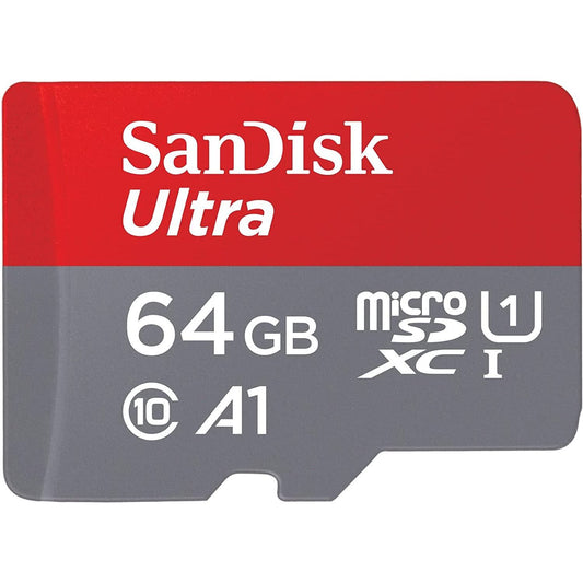 Sandisk Ultra microSDHC UHS-I U1 Class 10 Geheugen Kaart met Adapter, tot 120 MB/s - NLMAX