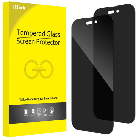 Screen Protector voor iPhone 14 Pro 6,1-Inch, Anti-Spy, Full Coverage Volledige Dekking, Hoesje-Vriendelijk, 2-Stuks - NLMAX