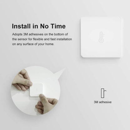 SONOFF Mini Binnentemperatuur- En Vochtigheidssensor -Temperature And Humidity Sensor , Gebruikt Om Het Binnenklimaat Te Bewaken, Alexa/Google Home Compatibel, Vereist SONOFF ZigBee Bridge, Inclusief Batterij SNZB-02 ZigBee - NLMAX