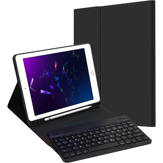 Toetsenbord case voor iPad Pro 11 2020, Bluetooth toetsenbordhoes met beschermhoes en pennenhouder - Keyboard case iPad 11 Pro - NLMAX
