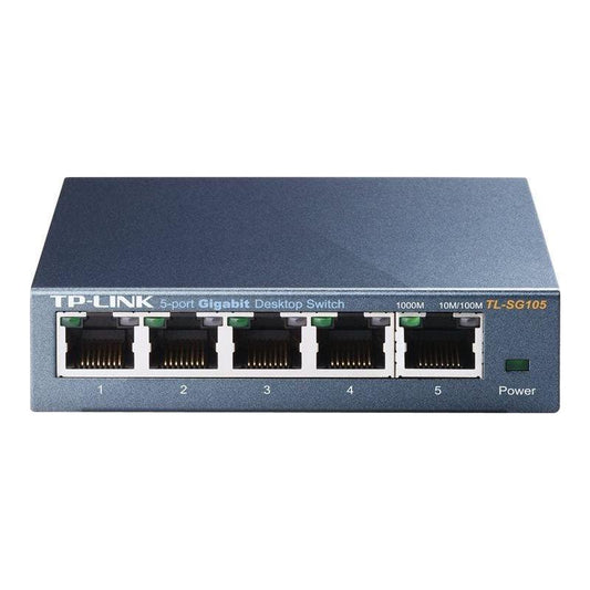 TP-Link TL-SG105 5-Port Metal Gigabit Switch - switch - 5 poorten - onbeheerd - NLMAX
