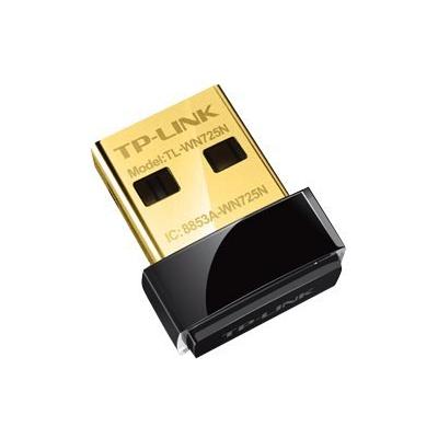 TP-Link TL-WN725N - Wireless N Nano USB-adapter - 150 Mbps - USB 2.0 - NLMAX