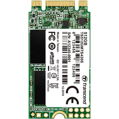 Transcend TS512GMTS430S 512GB | M.2 SSD 430S SATA III 6Gb/s interface - NLMAX