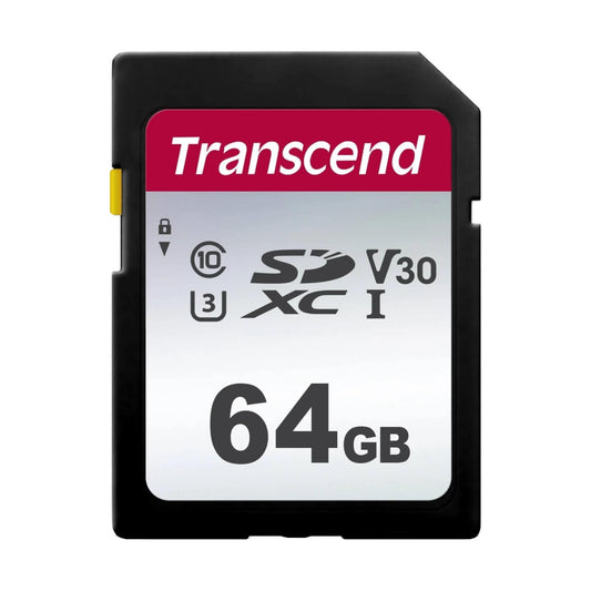 Transcend Ts64Gsdc300S Sdxc I Geheugenkaart, C10, U1, V30, Zwart, 64Gb - NLMAX