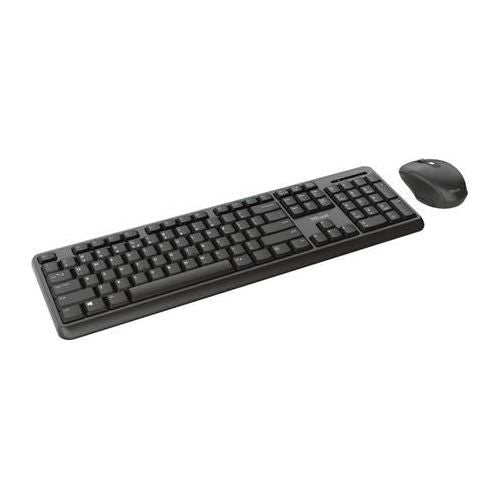 Trust TKM-350 Draadloos toetsenbord en draadloze muisset Combo Zwart - NLMAX