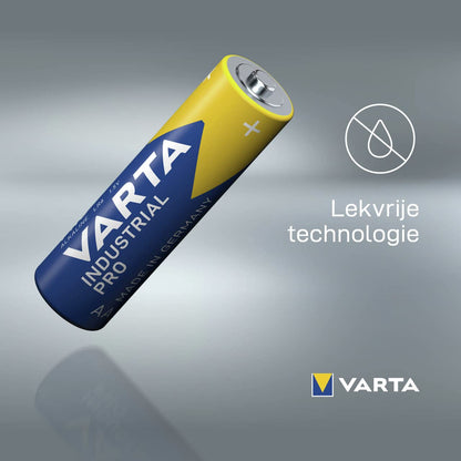 Varta Industrial Pro Battery AA 40 pieces frustration-free. blue (bright blue) - NLMAX