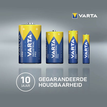 Varta Industrial Pro Battery AA 40 pieces frustration-free. blue (bright blue) - NLMAX