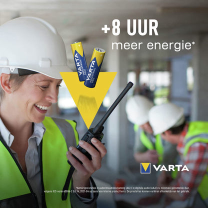 Varta Industrial Pro Battery AA 40 pieces frustration-free. blue (bright blue) - NLMAX
